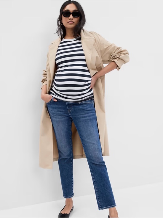 GAP Denim - GAP Maternity Full-Panel Vintage Slim Jeans with Adjustable Waist Size 32/14 EUC